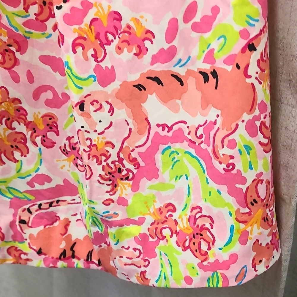 Lilly Pulitzer Strapless Ferra Dress Call Me Kitty Cat 6 - Picture 8 of 13